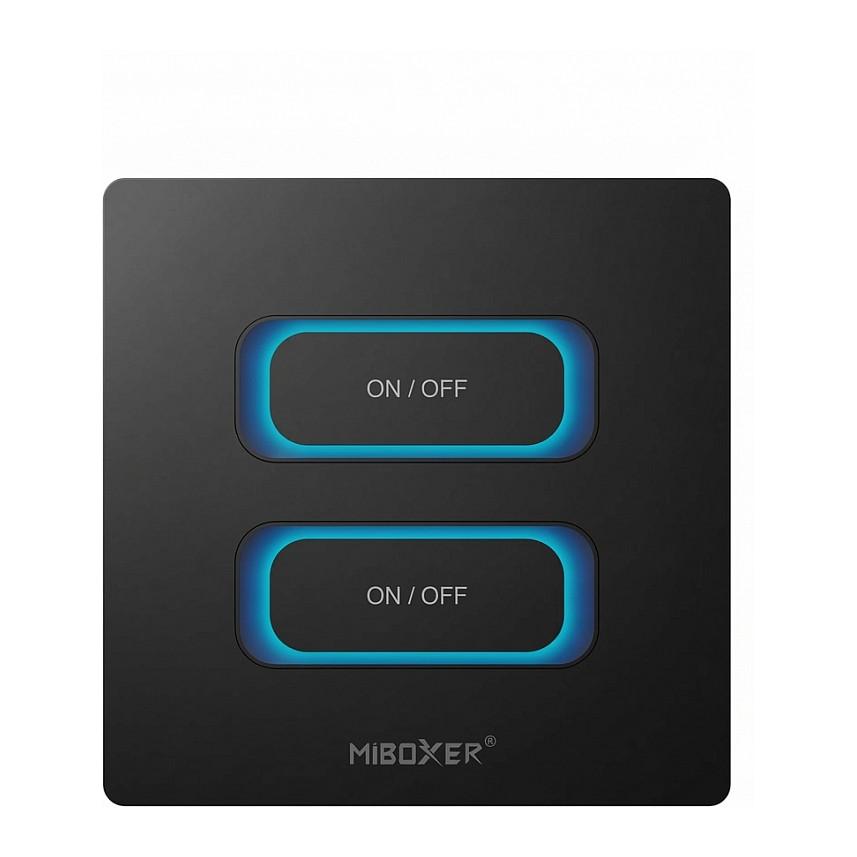 LED fjernbetjening Miboxer ESR2B 2-kanals 2,4 GHz - sort