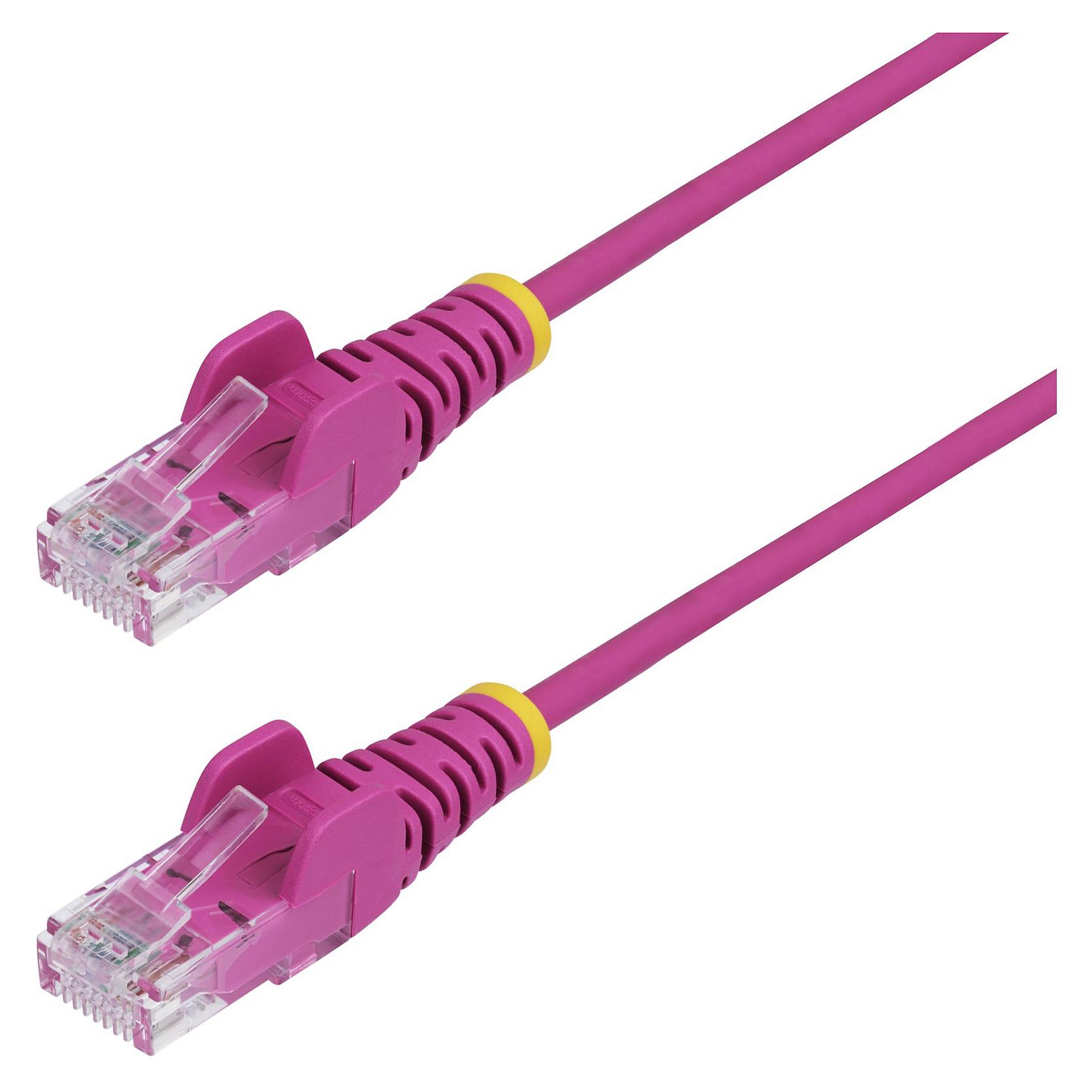StarTech.com 5m Pink Slim CAT6 Ethernet Cable, Snagless, 28AWG, LSZH CAT 5/5e/6 Ikke afskærmet parsnoet (UTP) 5m Patchkabel Pink