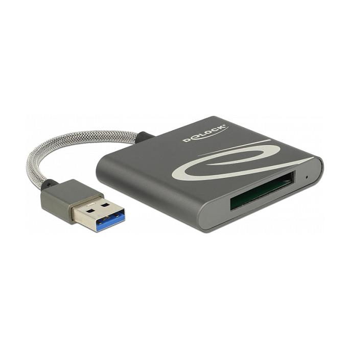 Delock - Kortlæser (XQD, XQD 2.0) - USB 3.0