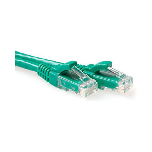 ACT Green 10 meter U/UTP CAT6 patch cable snagless with RJ45 connectors