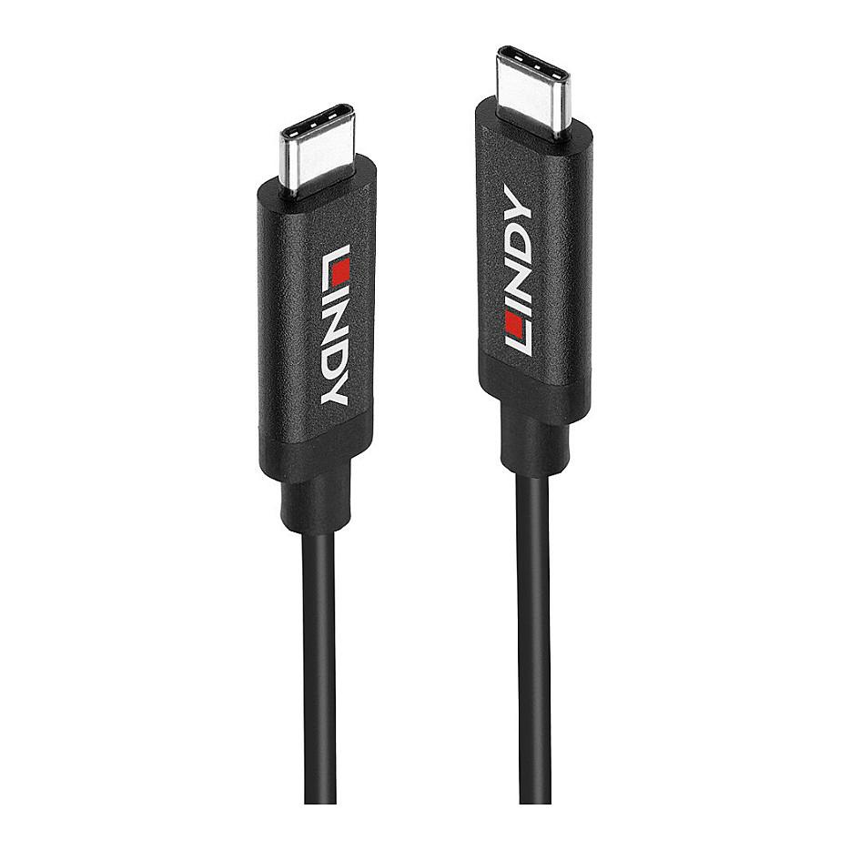 Aktivt USB-C til USB-C-kabel Lindy 43348 USB 3.2 Gen 2 - 3 m