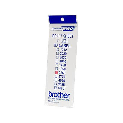 Brother id2260 Stempel ID-mærkater 22 x 60 mm 12etikette(r)