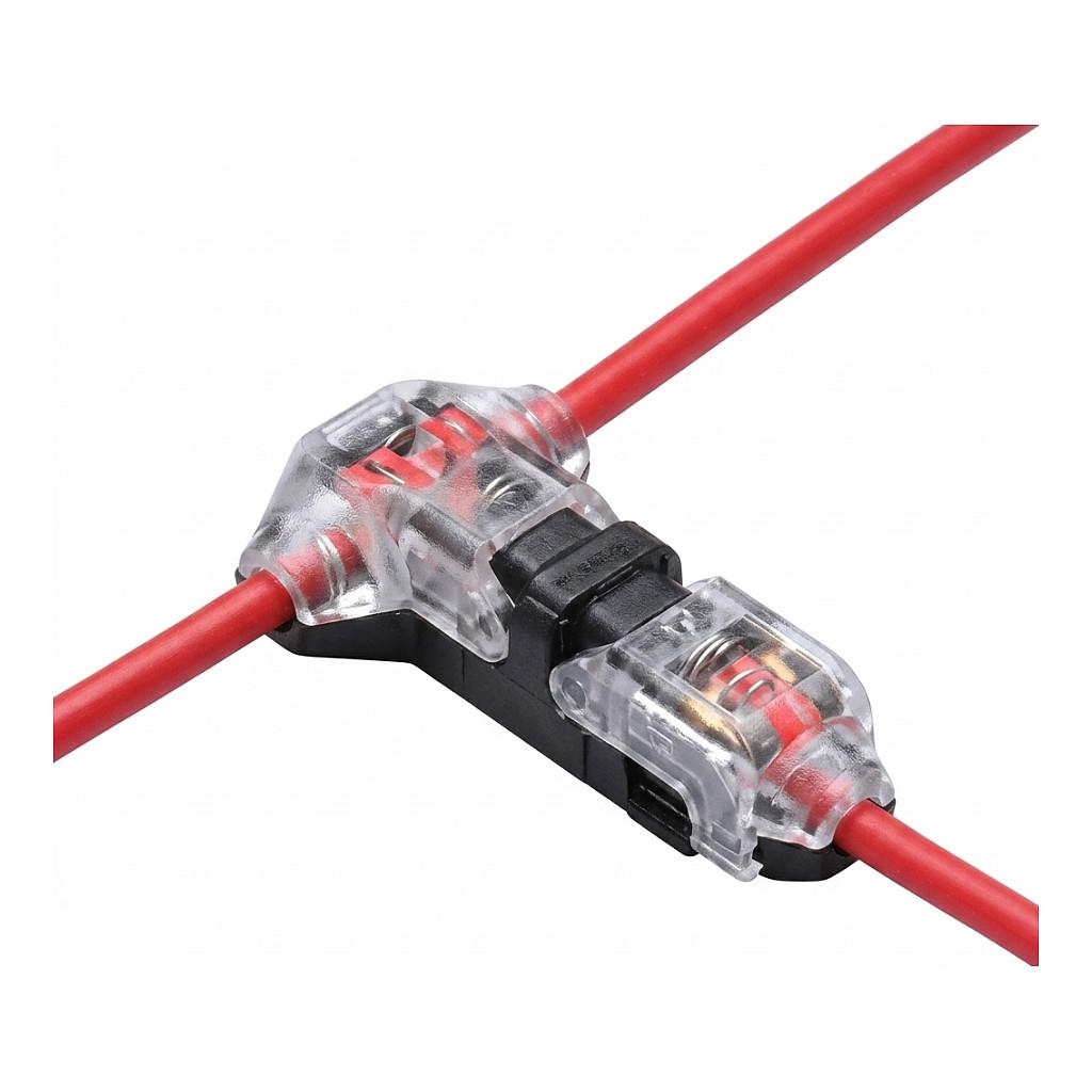 Synergy 21 LED FLEX Strip zub Easy Connect T shape for 1 line red