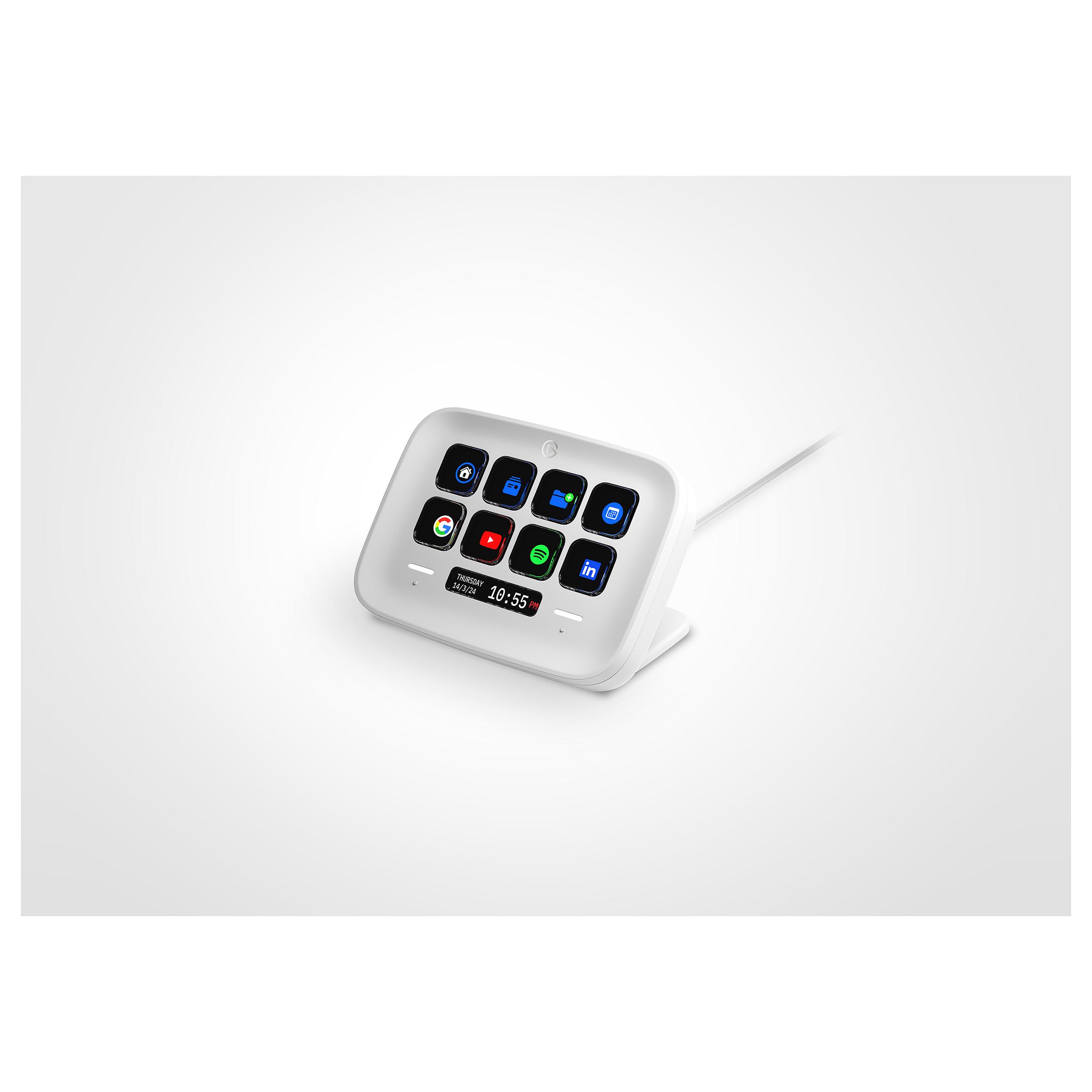 Elgato Stream Deck Neo - hvid stream controller til PC (8 LCD-knapper)