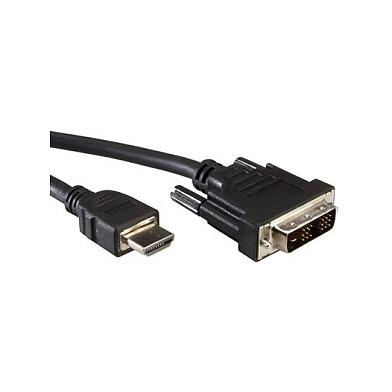 HDMI til DVI-D kabel VALUE 2 m - sort