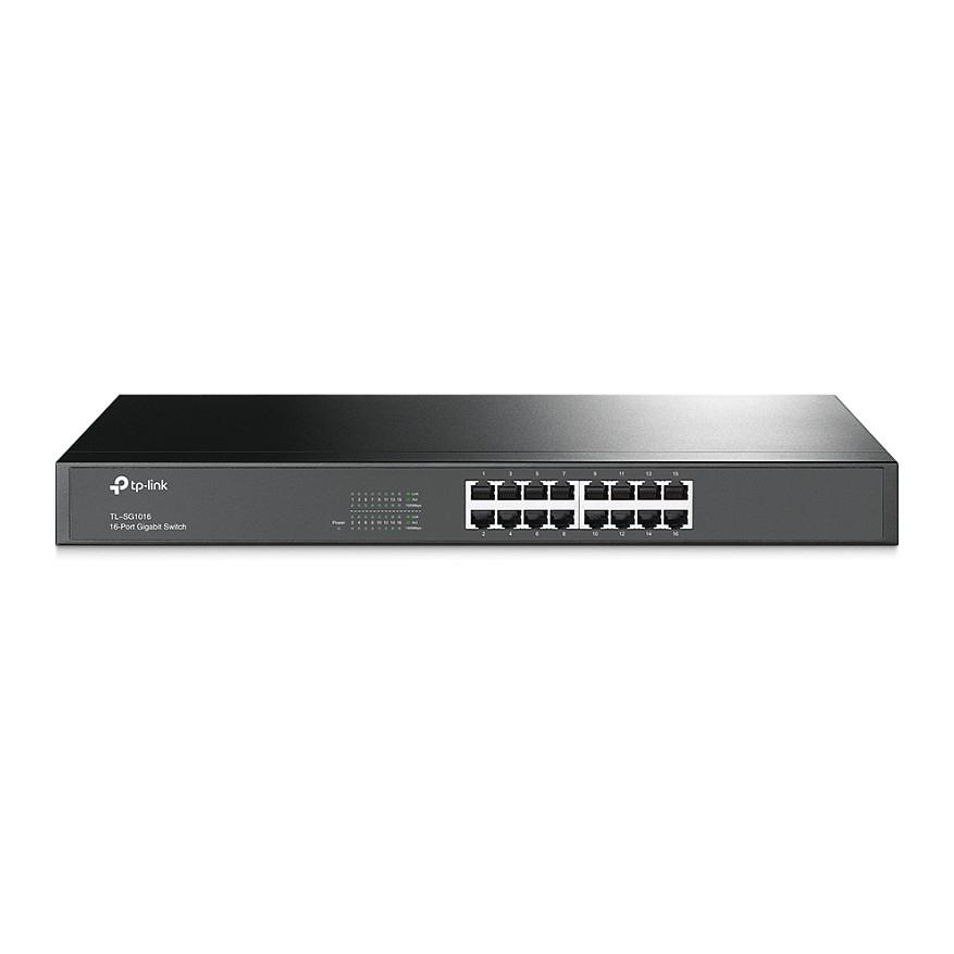 Tp-link Tl-sg1016 Netværksswitch Ikke Administreret Gigabit Ethernet (10/100/1000) 1u Sort