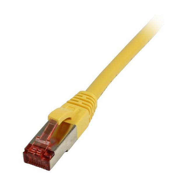 Patchkabel RJ45 CAT6 250Mhz 025m gelb SSTPSFTPTPESuperflex Synergy 21