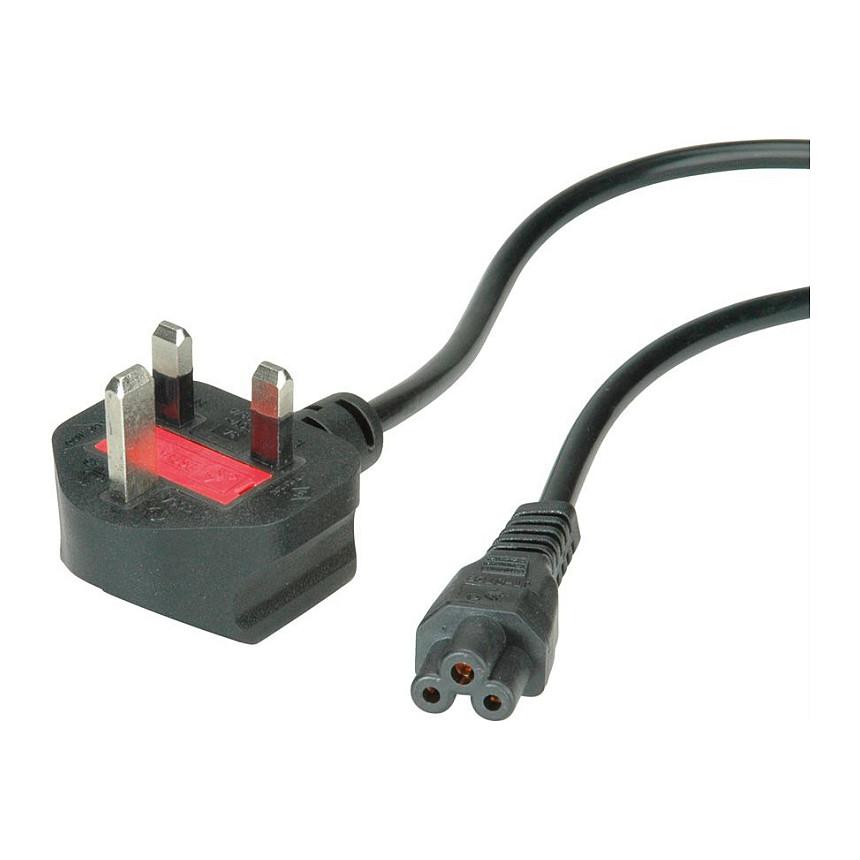 Strømkabel VALUE 19.99.2016 UK til IEC 320-C5 - 1,8 m
