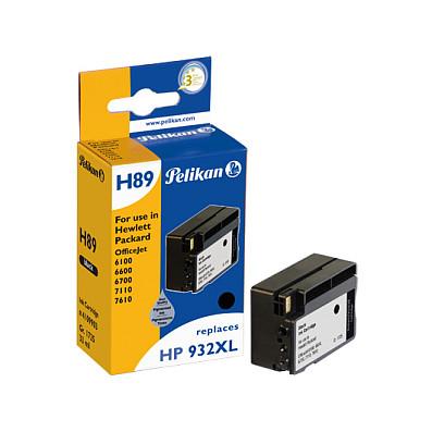 Blækpatron Pelikan H89 HP 932XL - sort, renoveret