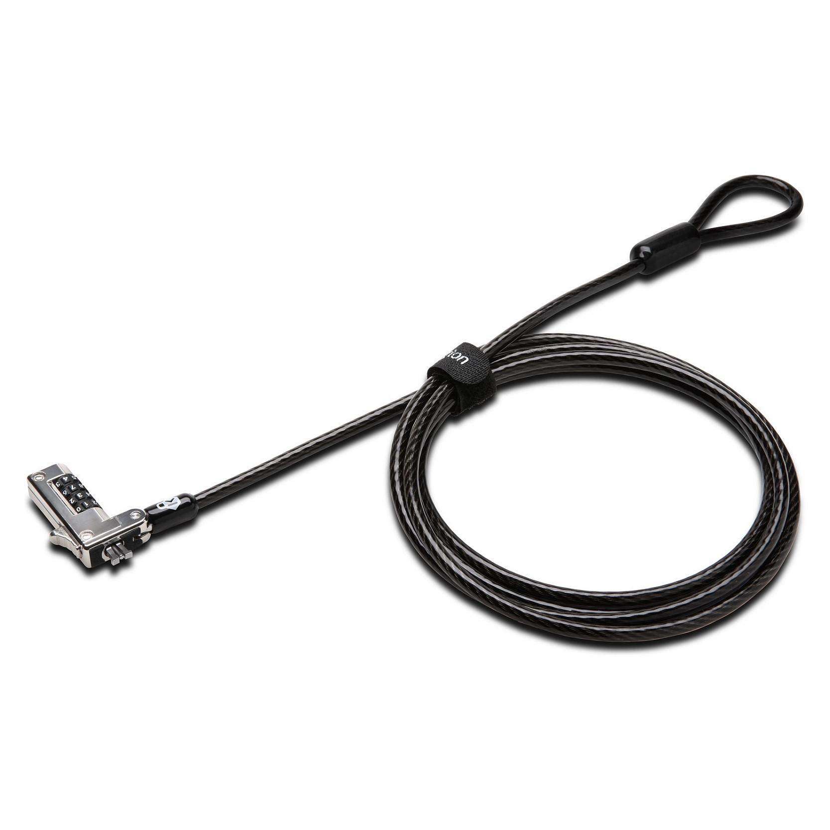 Kensington Slim NanoSaver Combination Laptop Lock Sikkerhedskabelslås