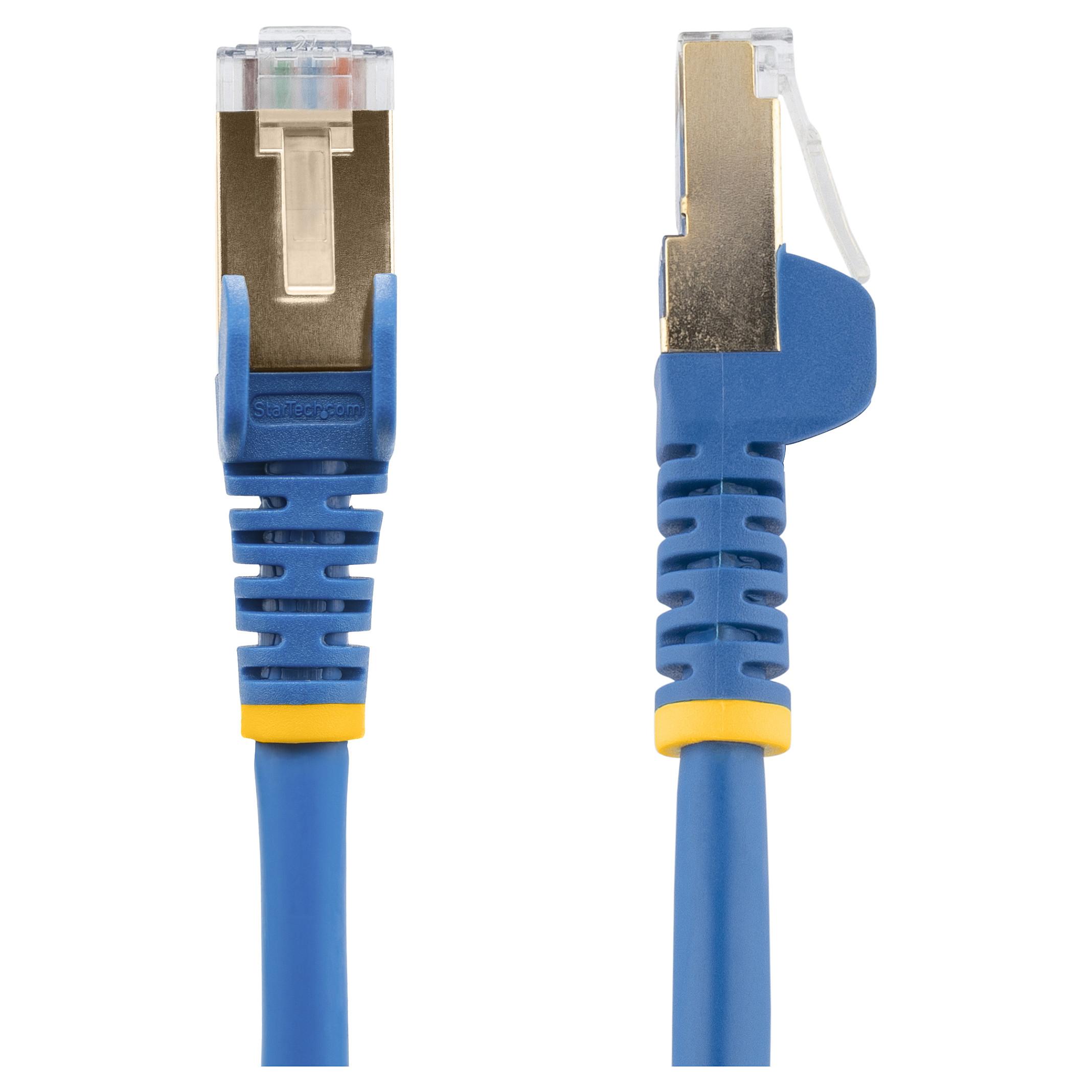 StarTech.com 5 m CAT6a Cable - 10 Category 6a Shielded Snagless RJ45 100W Patch Cord - 10GbE Blue UL/TIA Certified CAT 6a Afskærmet parsnoet (STP) 5m Patchkabel Blå