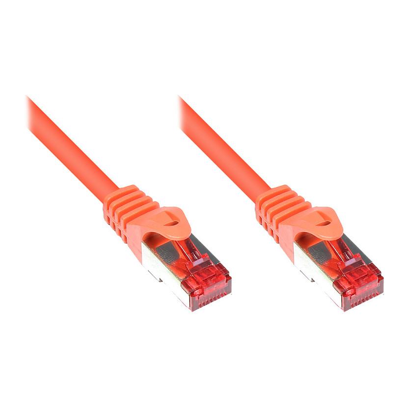 Netværkskabel econ connect 8060-015O Cat 6 S/FTP - orange, 1,5 m