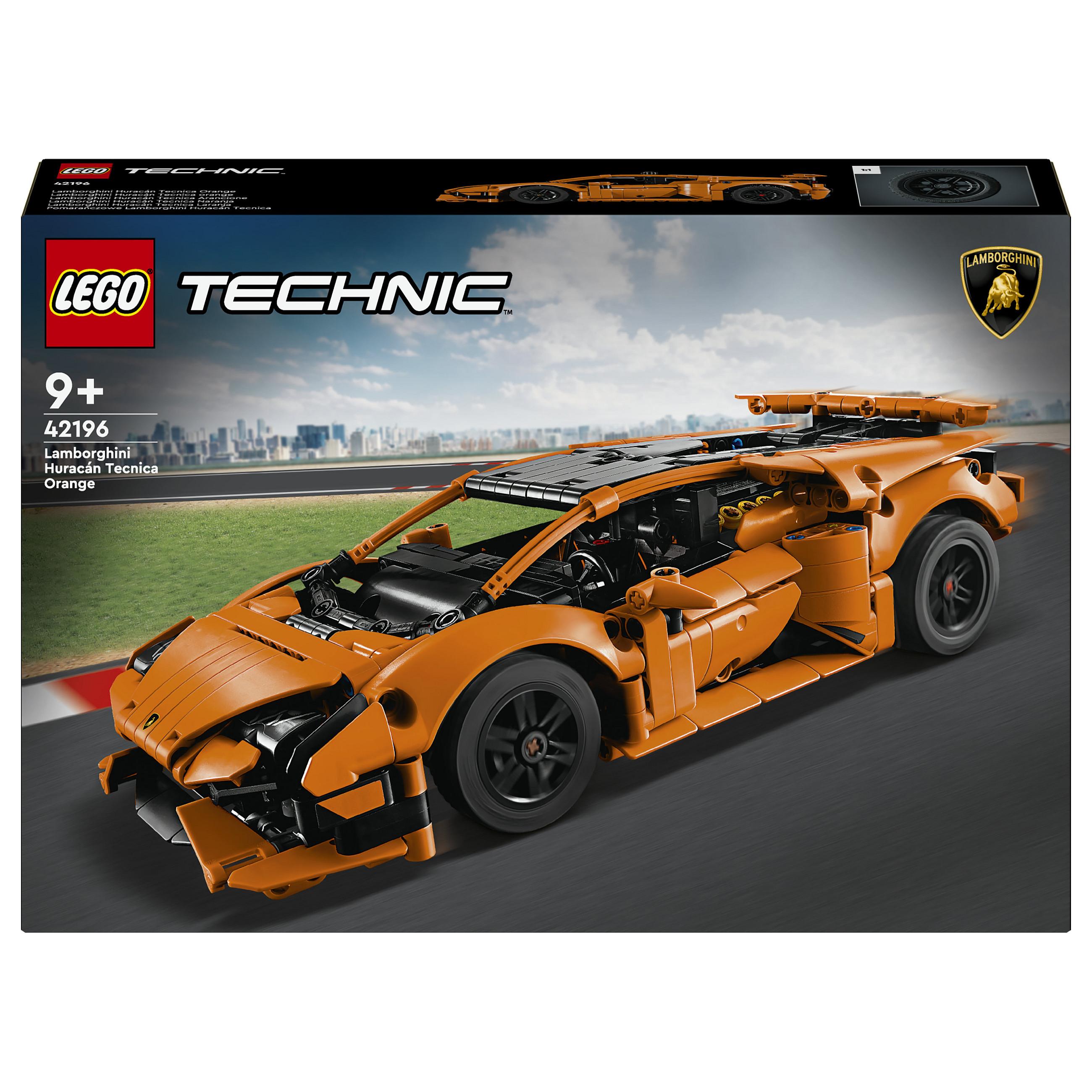 LEGO Technic 42196 Lamborghini Huracán Tecnica orange modelbil byggesæt