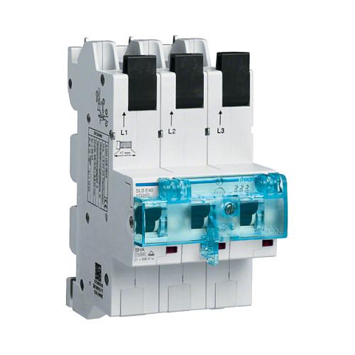 SLS-afbryder Hager HTS340E 3P 40 A til QuickConnect-samleskinne billede