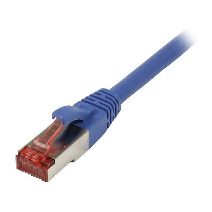 Patchkabel RJ45 CAT6 250Mhz 10m blau SSTPSFTPTPESuperflex Synergy 21