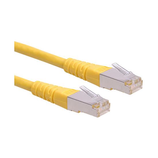 Patchkabel ROLINE Cat.6 Class E S/FTP PiMF - gul 0,5 m