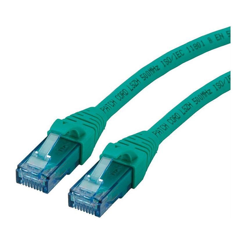 Patchkabel ROLINE Cat.6A UTP Component Level - grøn, 15 m