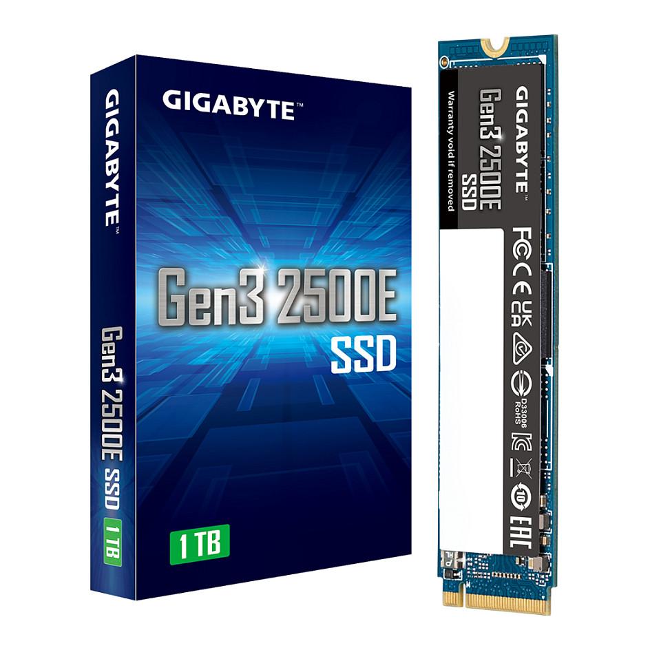 Gigabyte Gen3 Solid state-drev 2500E 1TB M.2 PCI Express 3.0 x4 (NVMe)