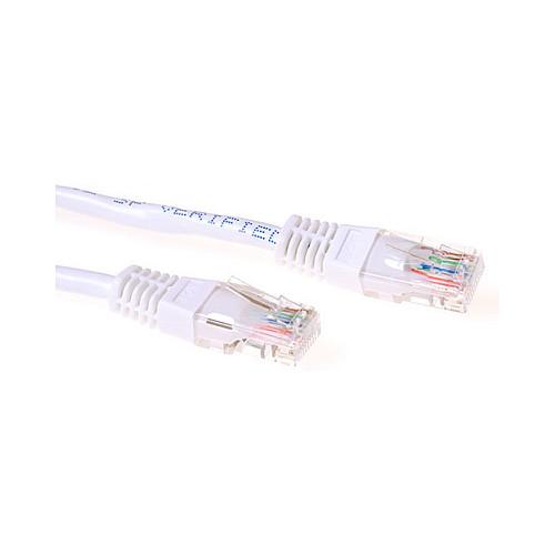 ACT White 15 meter U/UTP CAT6 patch cable with RJ45 connectors