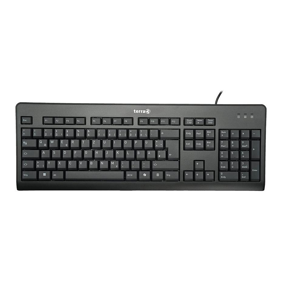 Tastatur Terra TERRA Keyboard 1500 USB - sort, QWERTZ [DE]