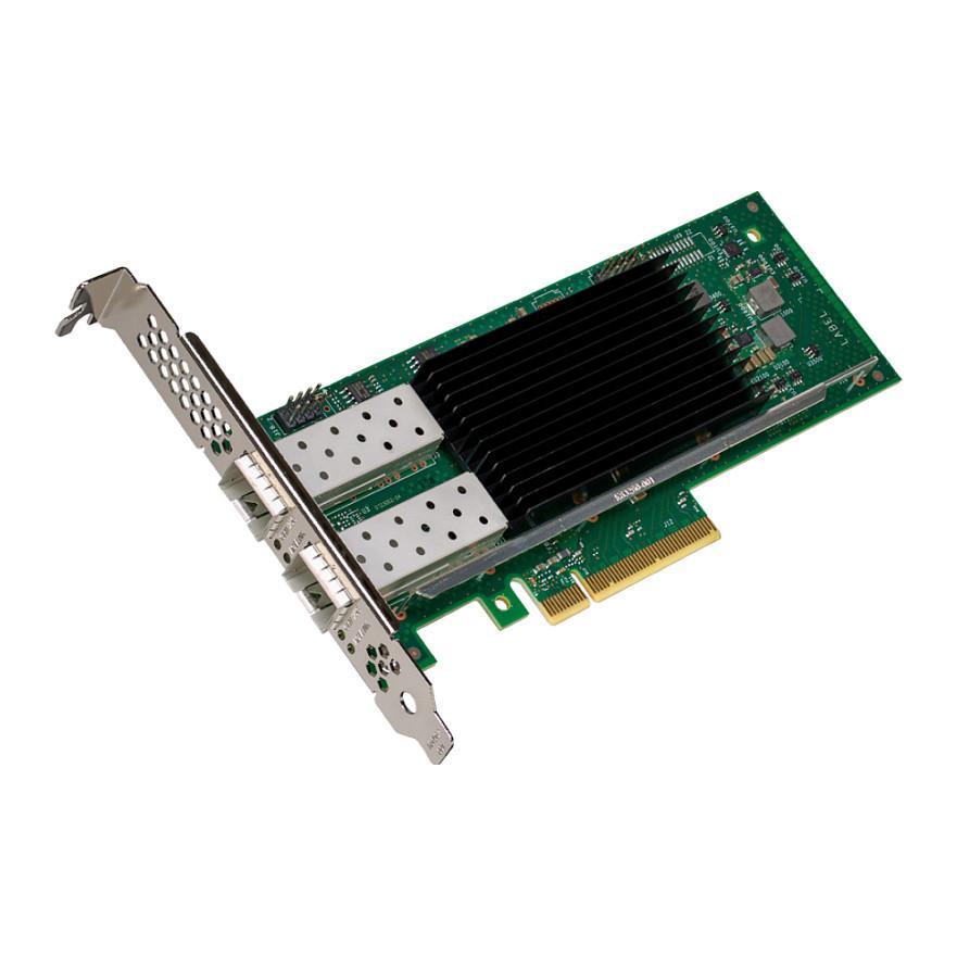 Intel Ethernet Network Adapter E810-XXVDA2 - Netværksadapter - PCIe 4.0 x8 lavprofil - 10/25 Gigabit SFP28 x 2