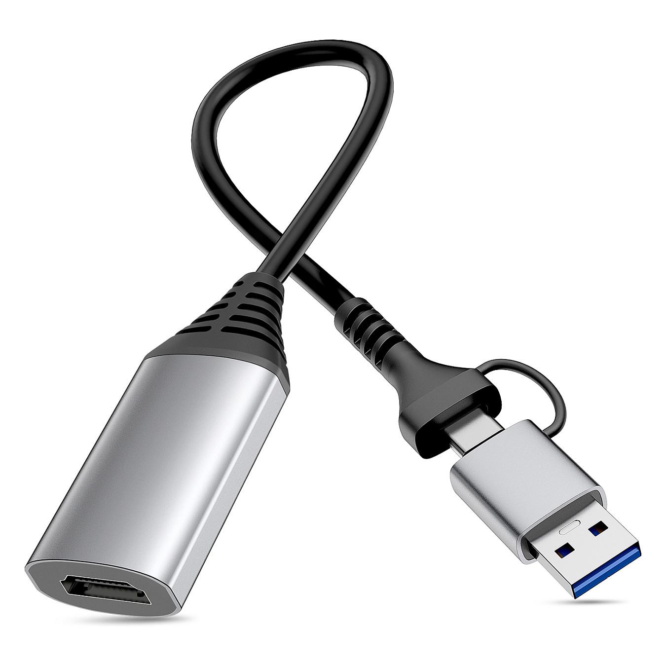 Equip 133498, USB Type-A, USB Type-C, HDMI udgang, 1920 x 1080 pixel