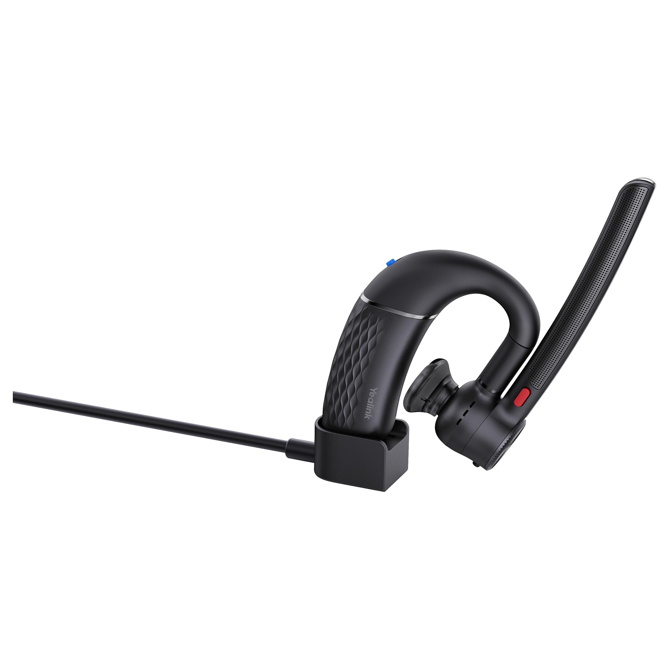 Yealink BH71 Lite headset - trådløst mono Bluetooth-headset til kontor og callcenter, sort