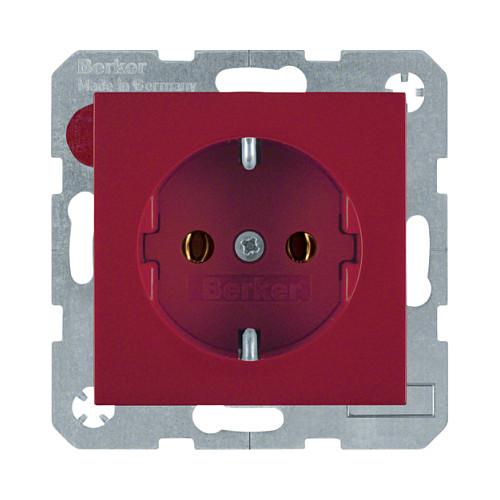 Berker Hager 47438912 - Type F - Rød - Termoset - Plast - 250 V - 16 A - 50 - 60 ( 47438912 )