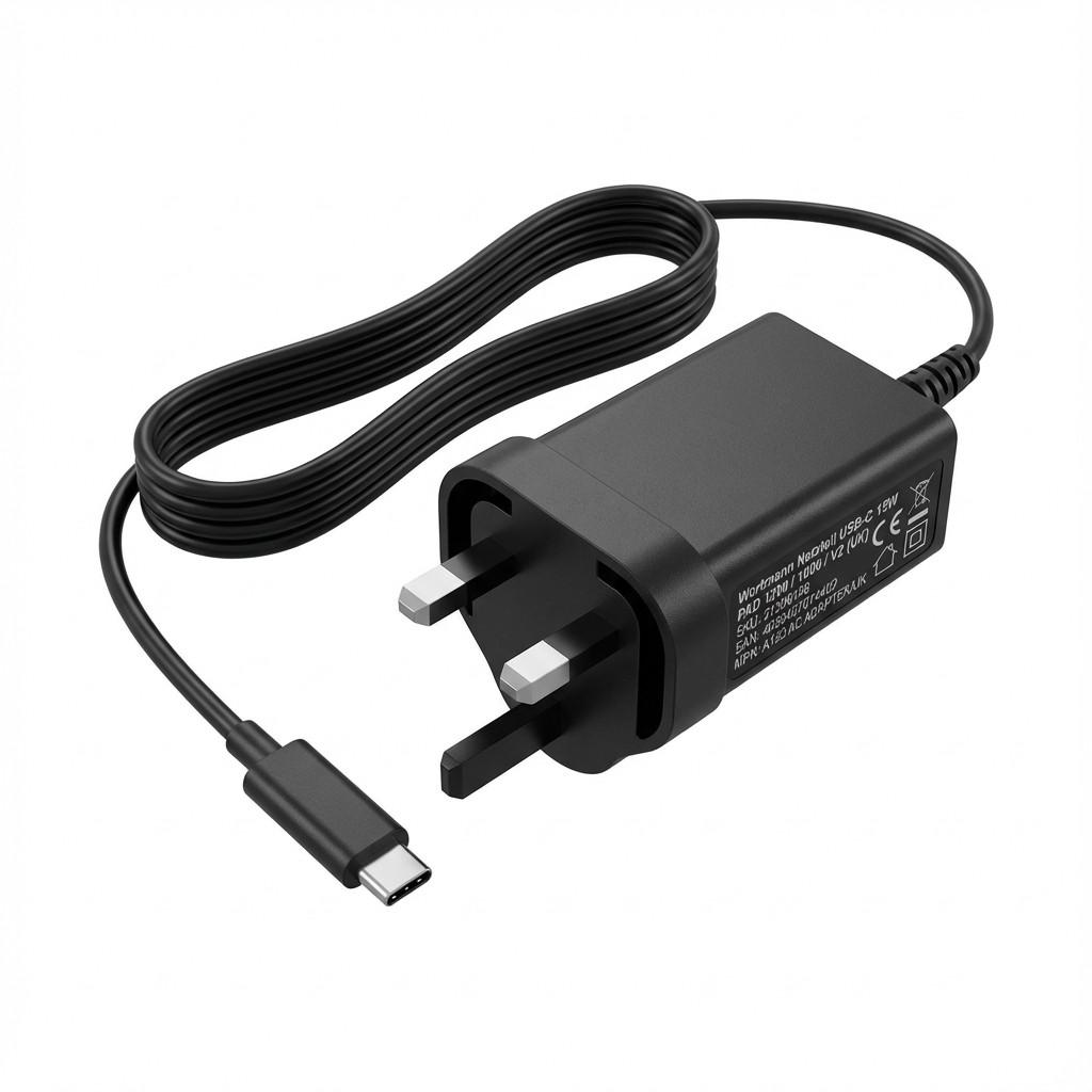 USB-C strømadapter Terra PAD 1200/1006/V2 15 W (UK)