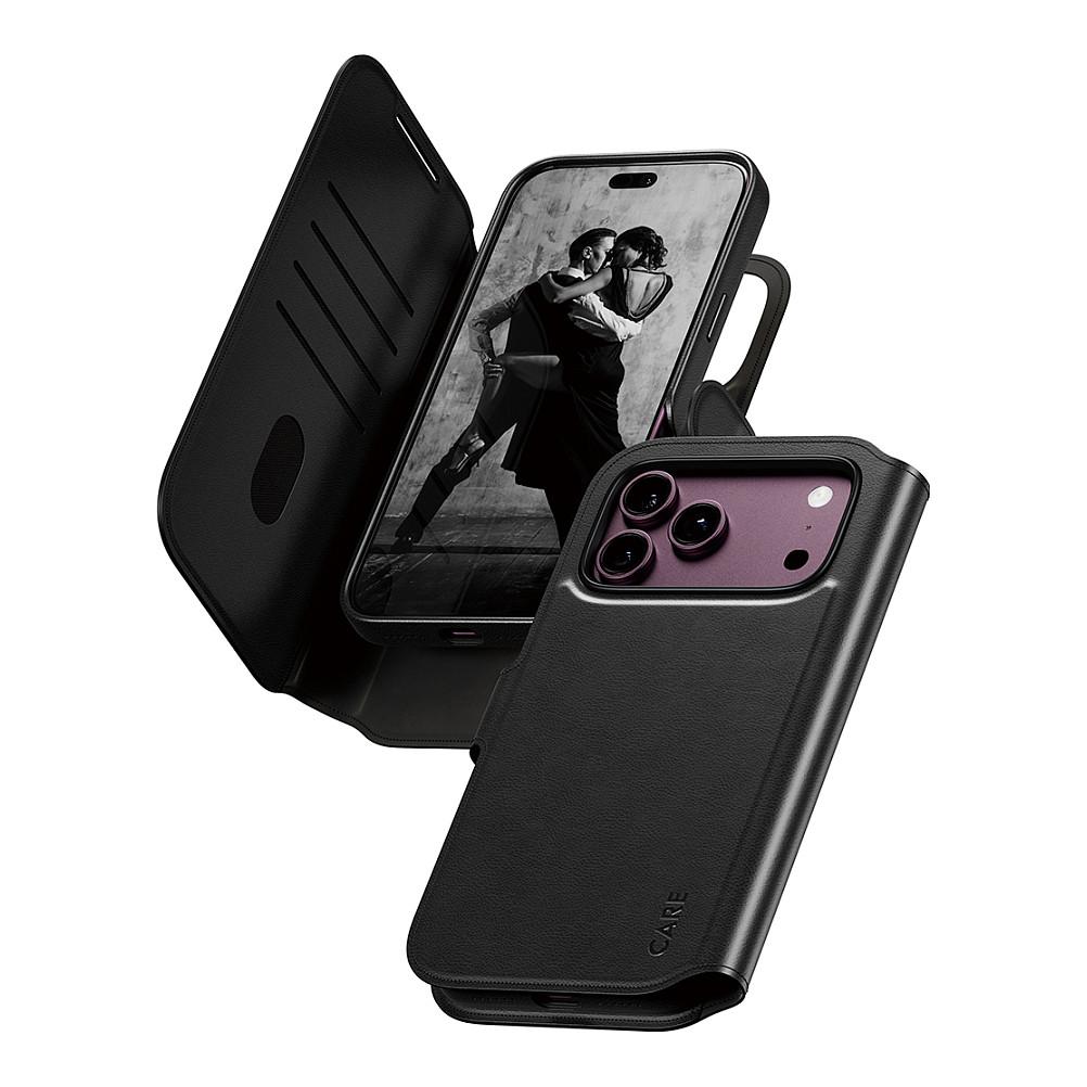 CARE by PanzerGlass Tango 2-in-1 Wallet Case Black w. MagSafe Apple iPhone 18 Pro Max | 17 Pro Max