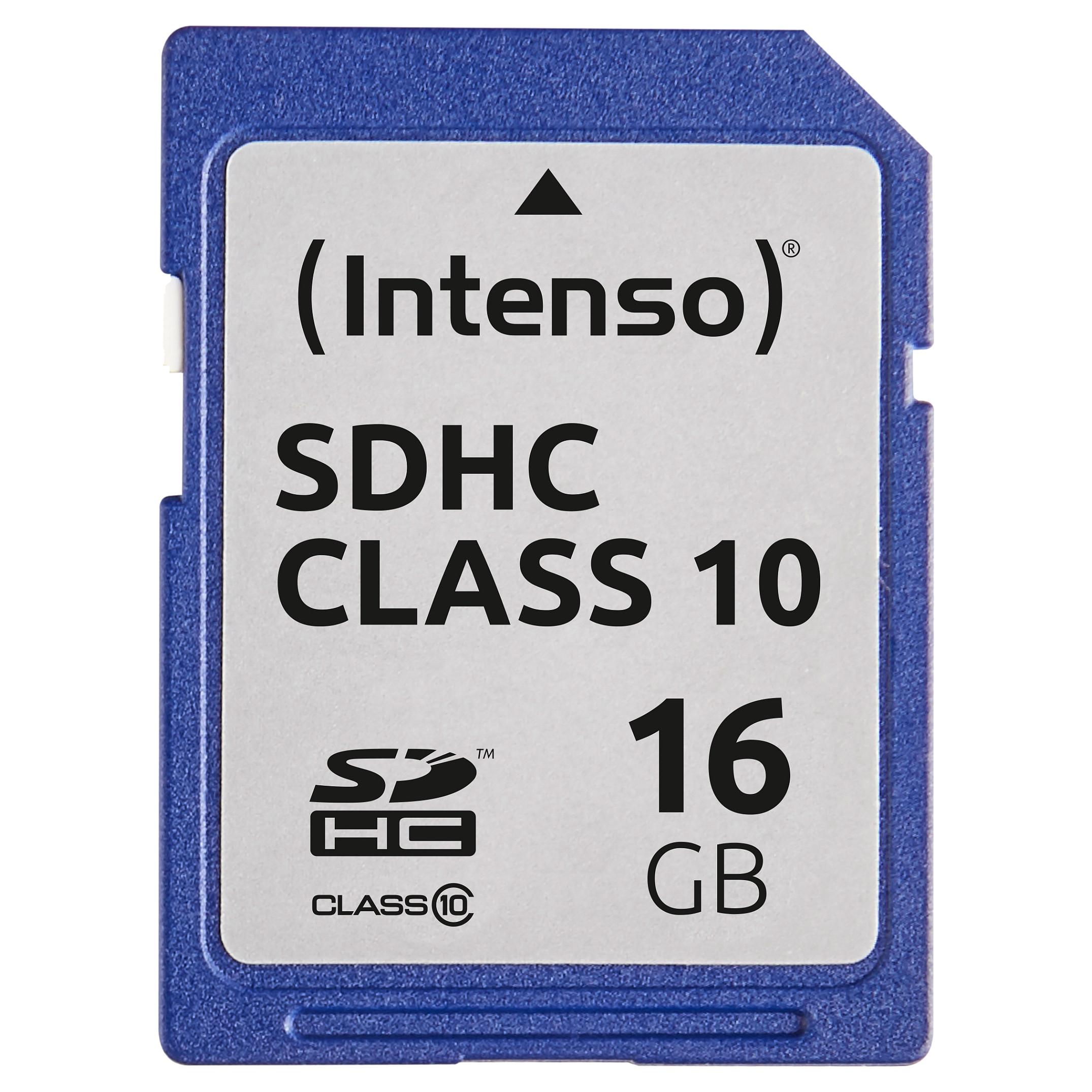 Hukommelseskort Intenso 3411470 SDHC Class 10 16 GB