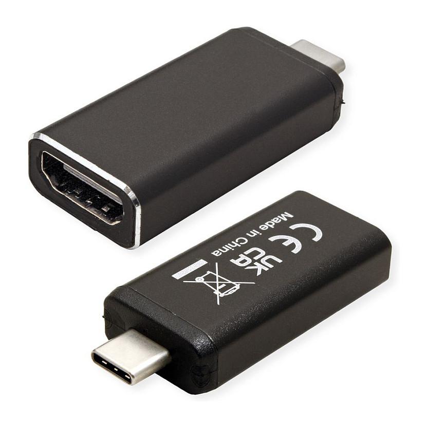 Skærmadapter VALUE USB Type-C til HDMI 4K - sort