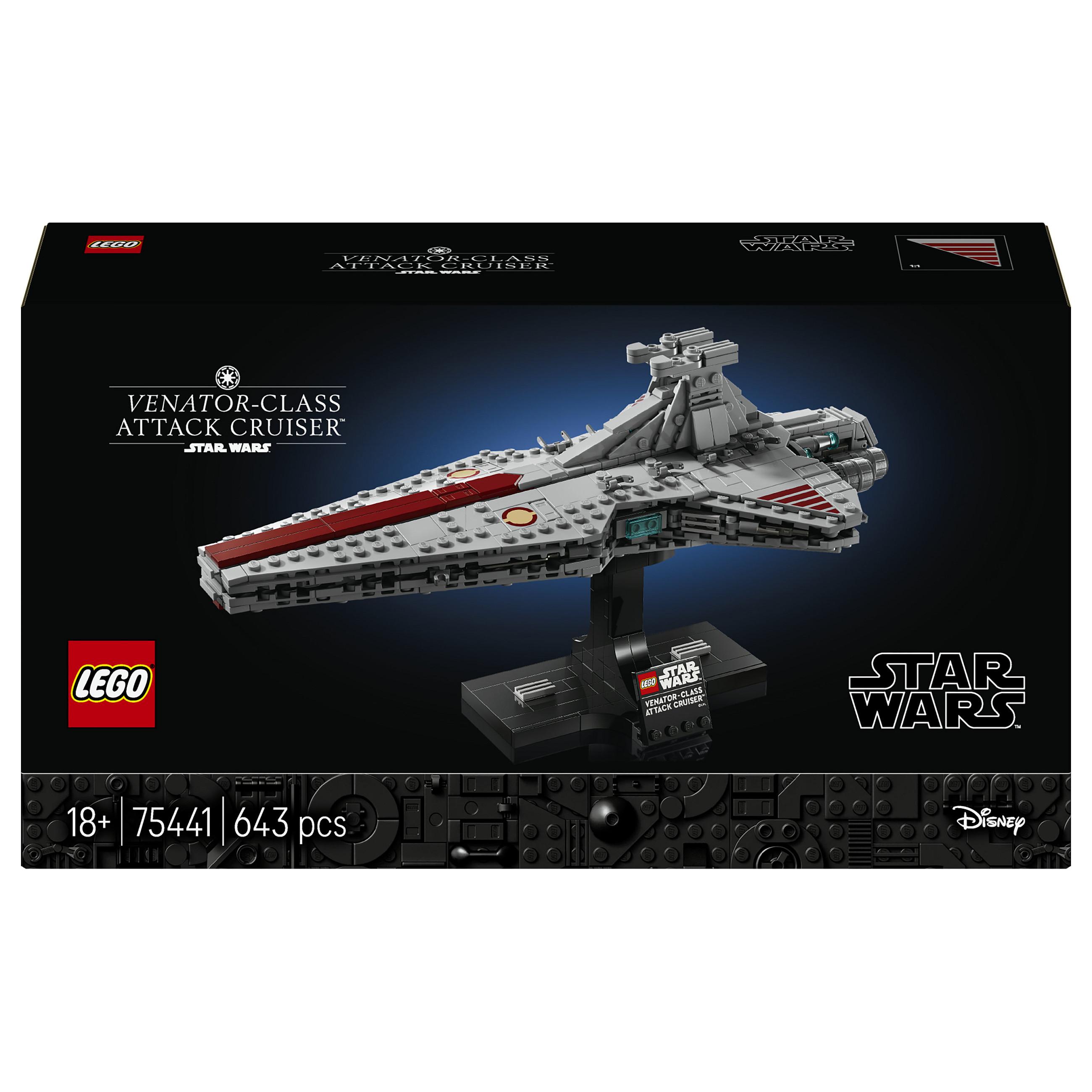 LEGO Star Wars 75441 Venator-klasse angrebskrydser - samlesæt til voksne