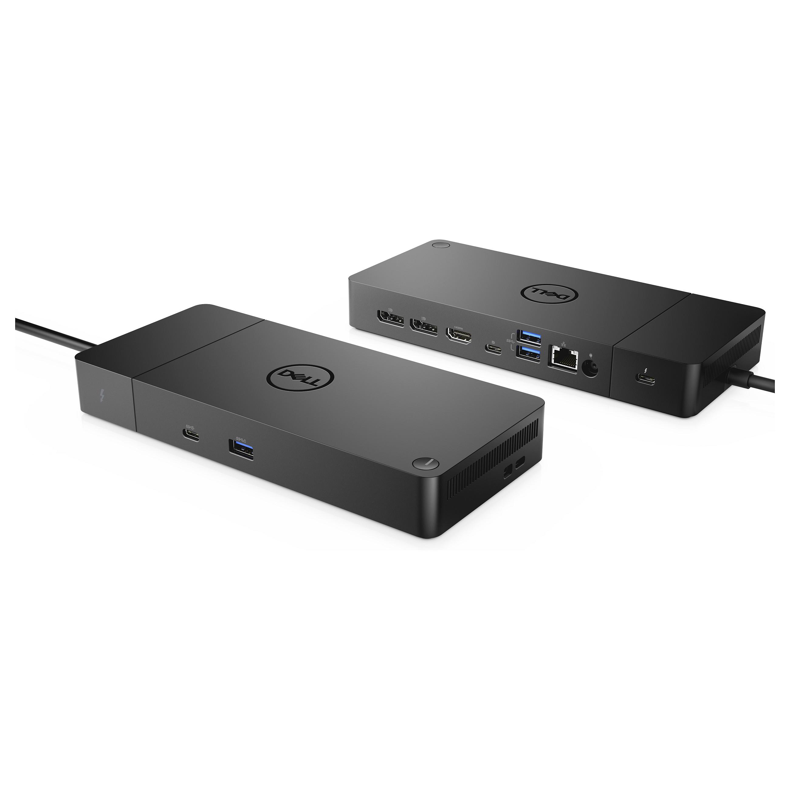 Dell® | Thunderbolt Dock WD19TBS - Dockingsstation - USB-C / Thunderbolt 3 - HDMI, 2 x DP - GigE - 180 Watt - med 3 years Advanced Exchange Service