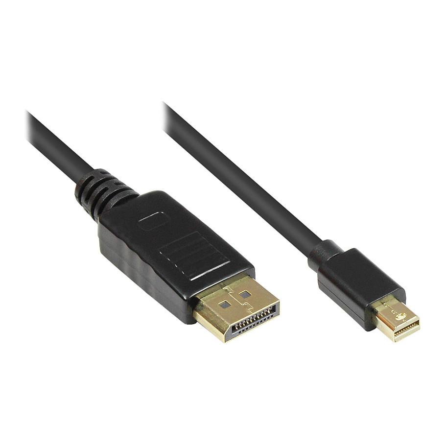 Mini DisplayPort til DisplayPort-kabel DP-MDP1 - 1 m, sort