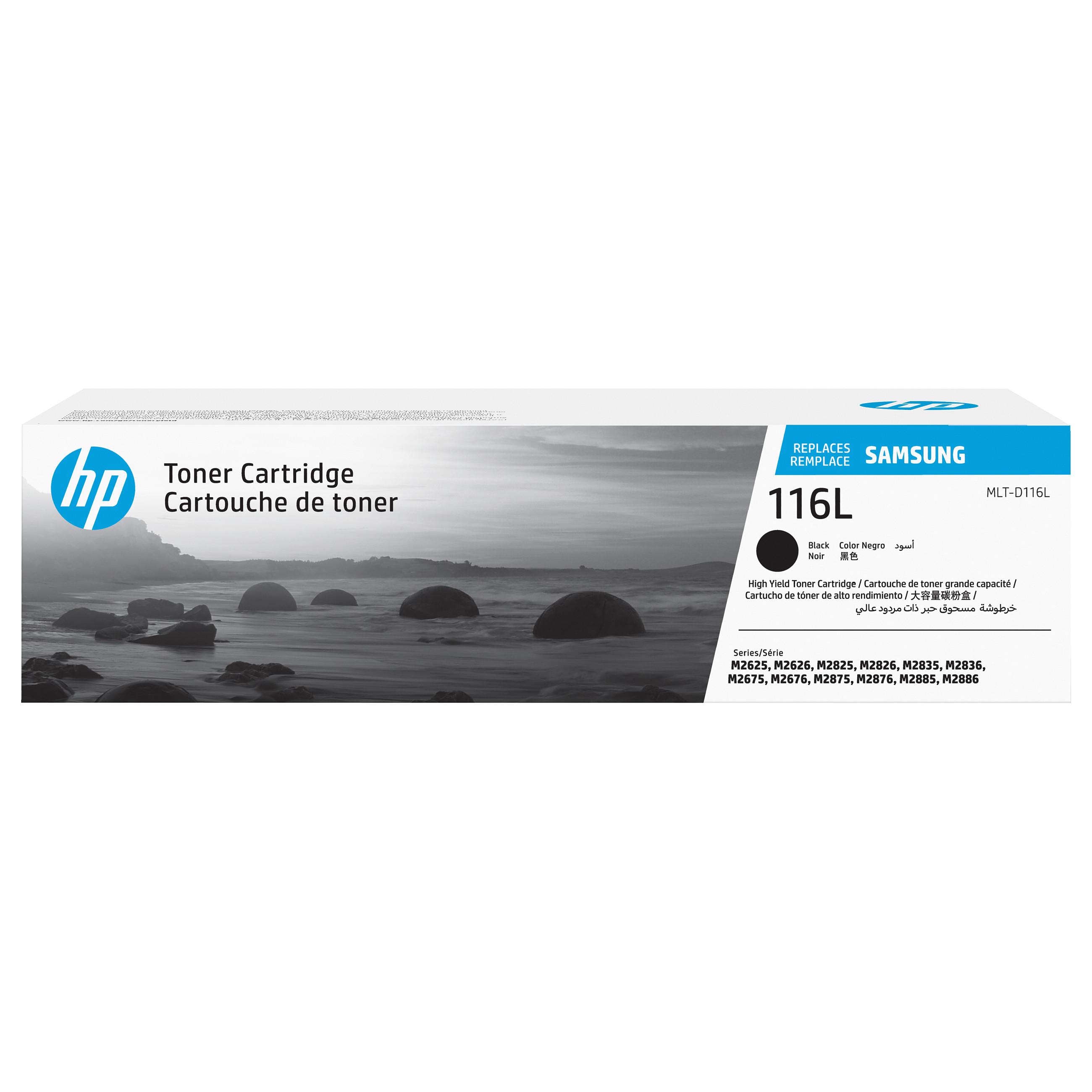 Samsung MLT-D116L - Høj kapacitet - sort - original - tonerpatron - for Xpress M2625, M2675, M2825, M2835, M2875, M2885