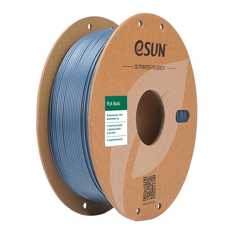 3D-printerfilament eSUN PLA Basic 1,75 mm 1 kg - grå