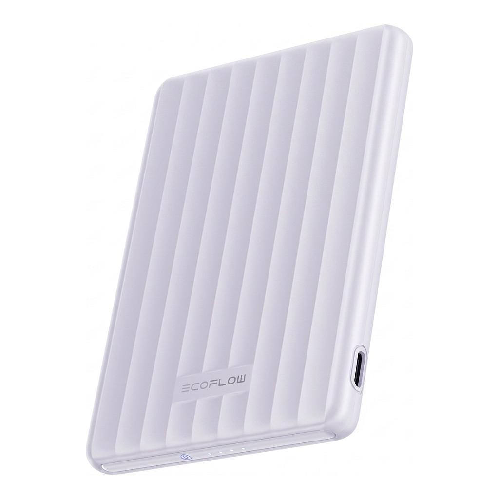 EcoFlow RAPID Mag (5000 mAh, 20 W, Qi1) – Magnetisk powerbank - Lilla