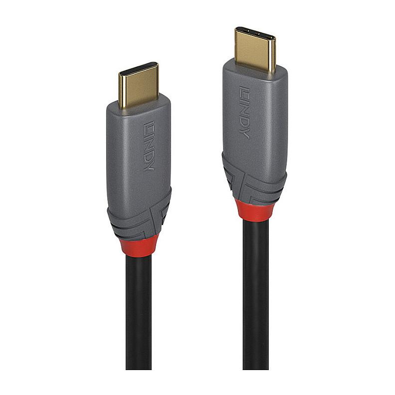 USB-C kabel Lindy Anthra Line 3 m - 10 Gbit/s, 100 W PD