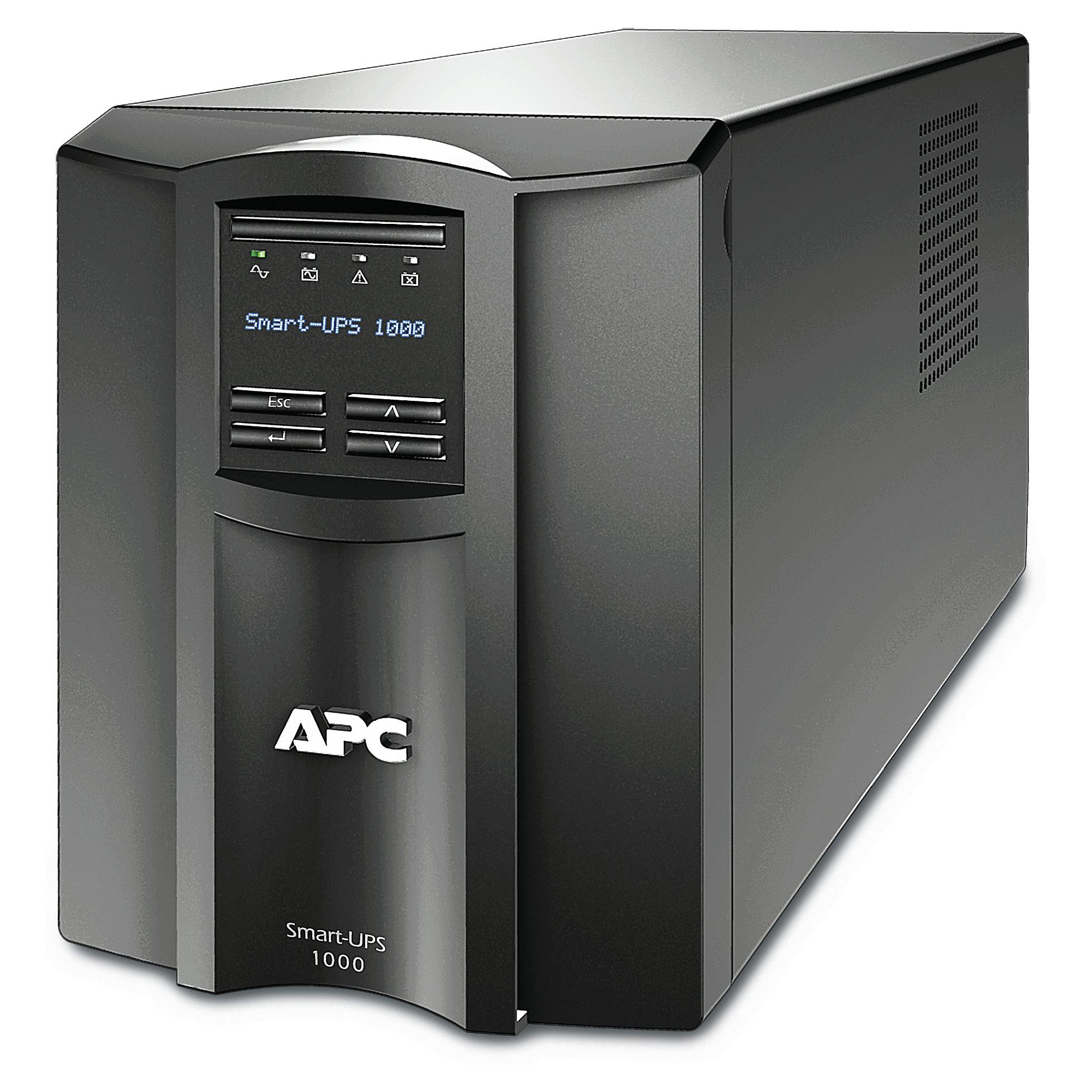 APC Smart-UPS SMT1000iC Nødstrømforsyning med SmartConnect 1000VA 700W (8 udtag)
