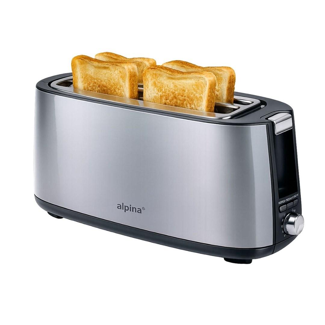 Brødrister Alpina 1400 W - sølv