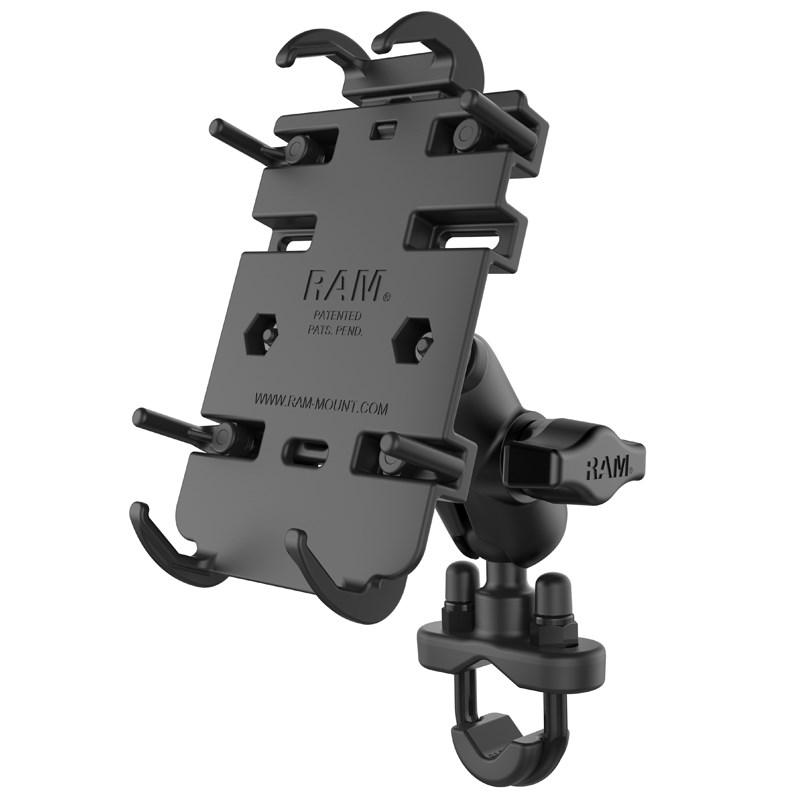 Mobilholder RAM Mounts Quick-Grip til smartphone og navigator - sort