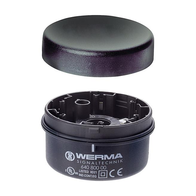 Tilslutningselement Werma 64080000 BWM 12-230 VAC/DC - sort