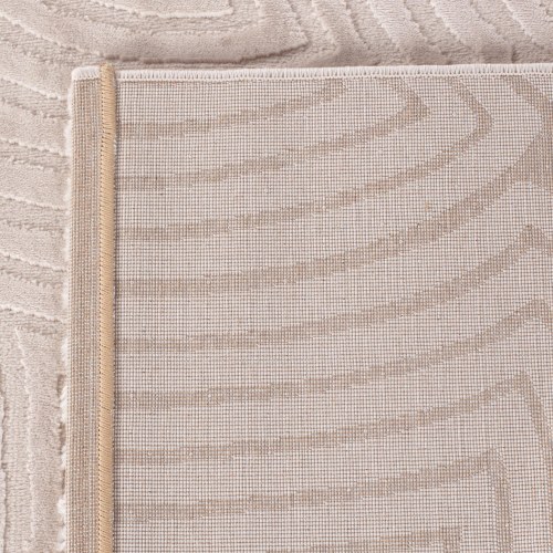 Kortluvet tæppe SAHARA 3D Design - beige, rektangel