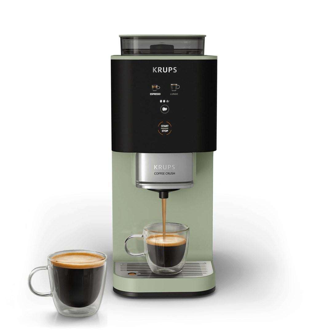 Fuldautomatisk espressomaskine Krups Coffee Crush Edition - grøn