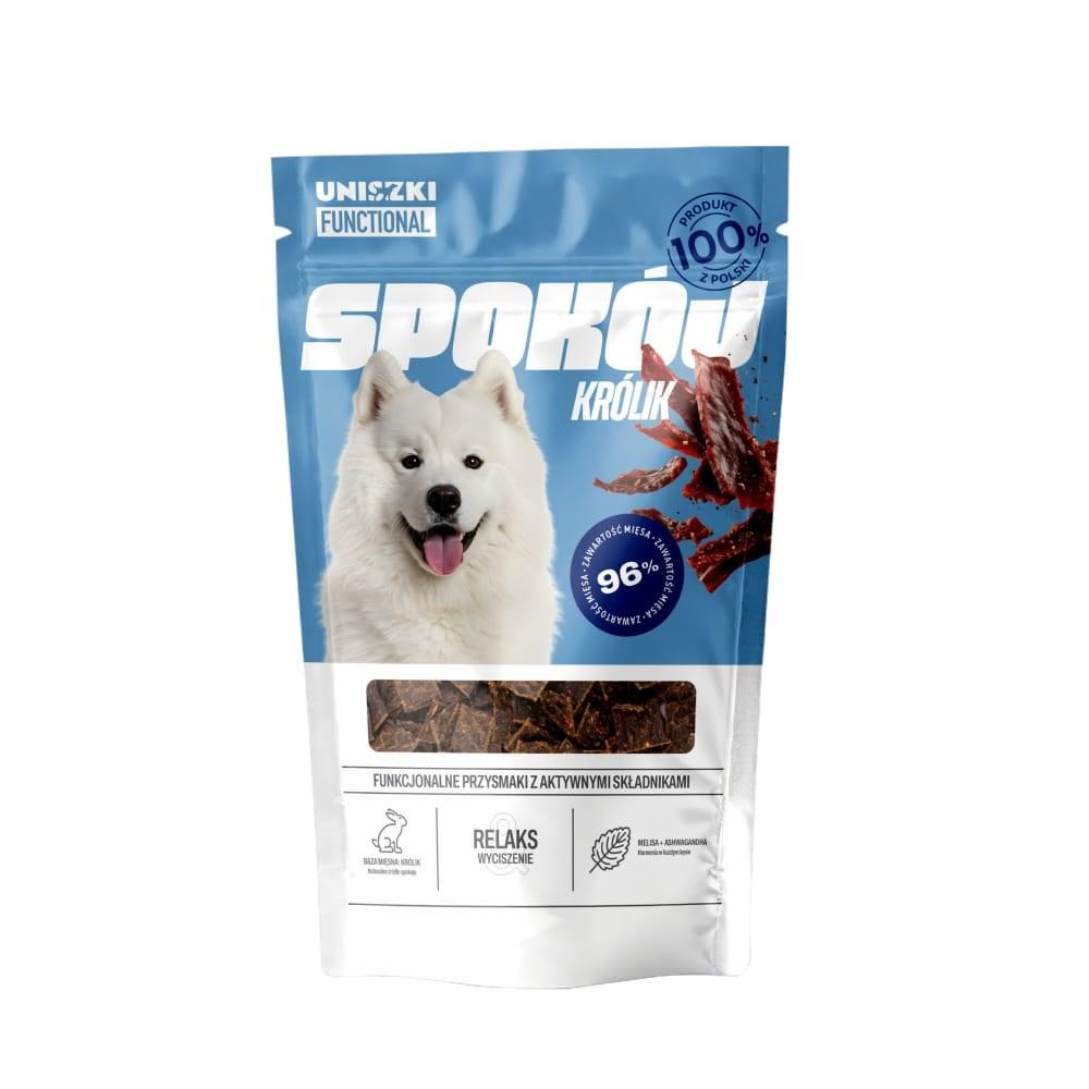 Hundegodbid UNISZKI Spokój Rabbit Mono - 90 g