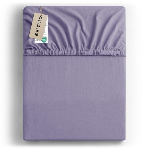 Jerseylagen RESTILO Amber - lys violet, 200-220 x 200 cm