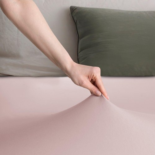 Faconlagen RESTILO Amber jersey - pudderrosa 100-120x200 cm