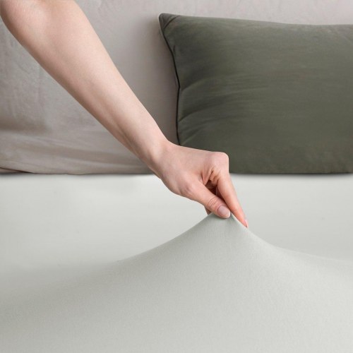 Jerseylagen RESTILO Amber - lysegrå 160-180x200 cm