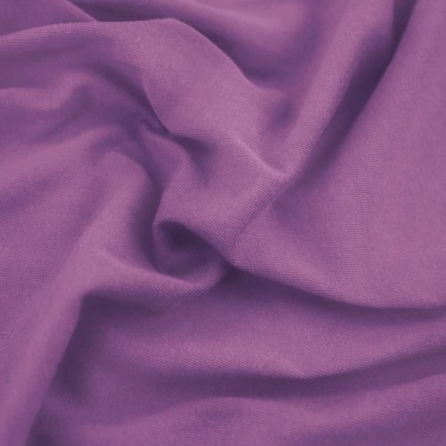Jersey spændelagen RESTILO Amber - mørkelilla, 200-220 x 200 cm